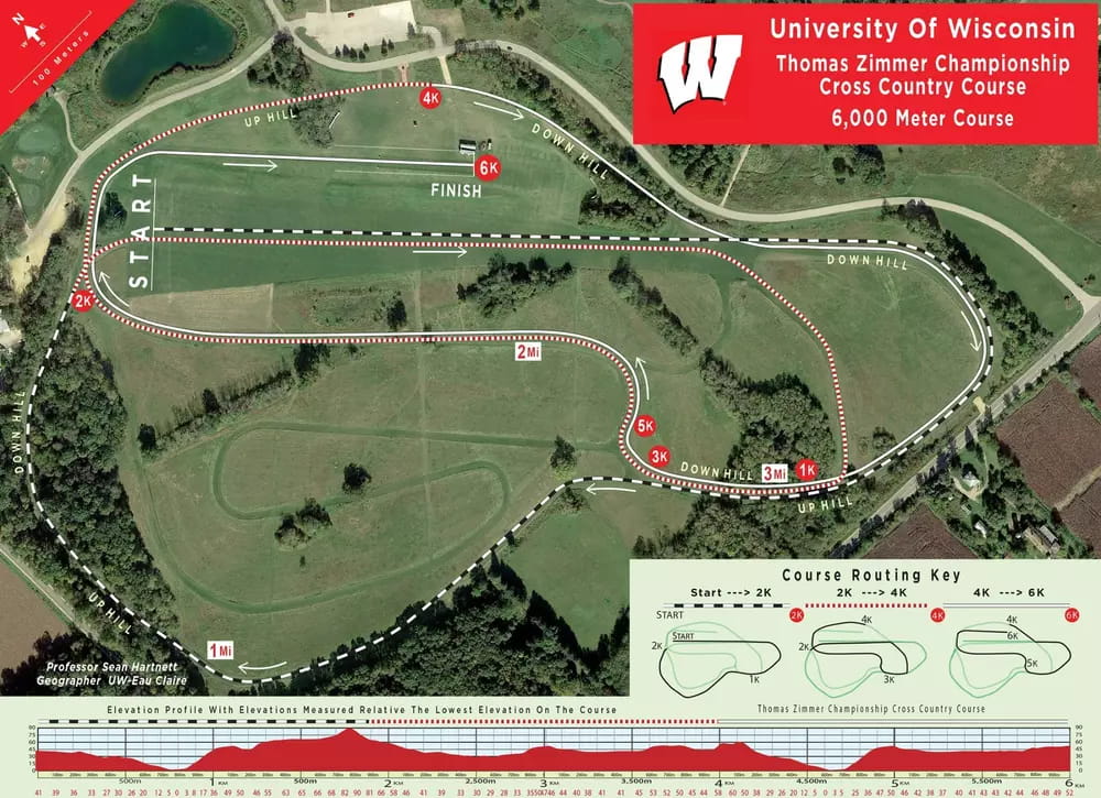 NCAA D1 PreNational Course Maps 2024 Watch Athletics